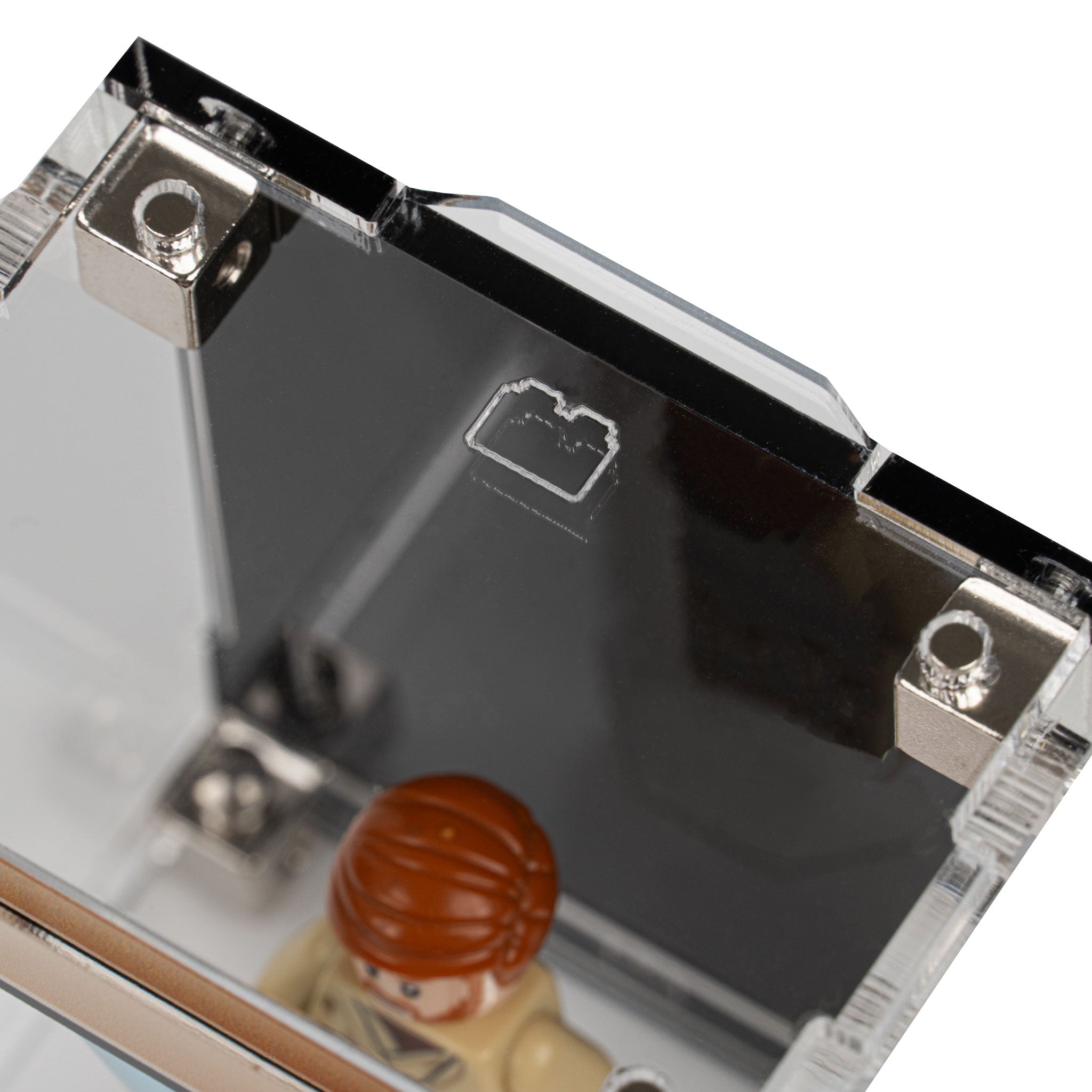 Star Wars™ Gold Themed Modular Display Case for LEGO® Minifigures