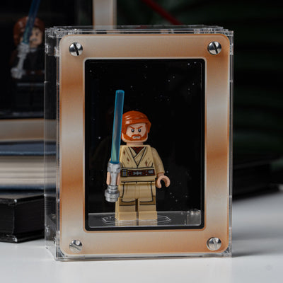 Star Wars™ Gold Themed Modular Display Case for LEGO® Minifigures