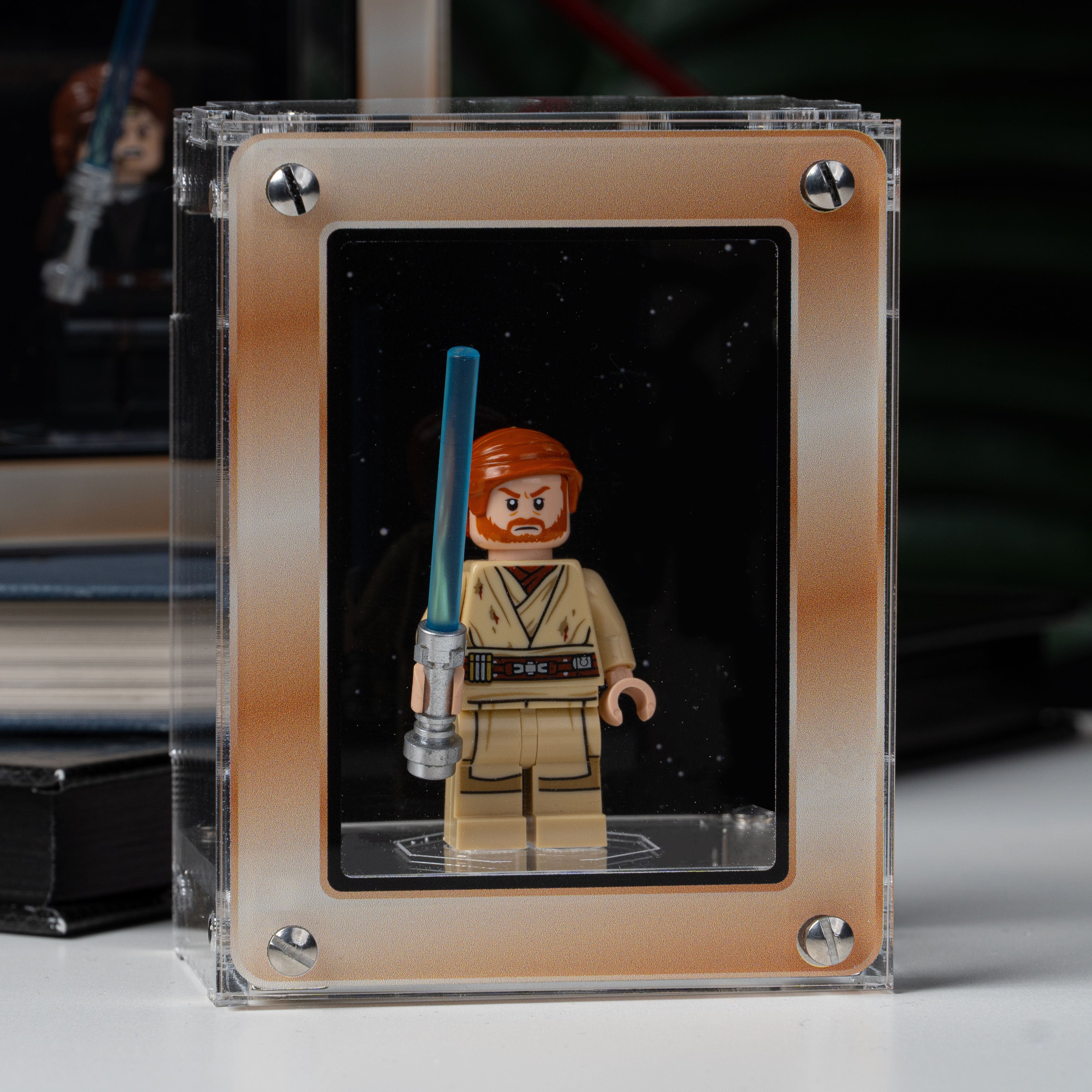 Star Wars™ Gold Themed Modular Display Case for LEGO® Minifigures