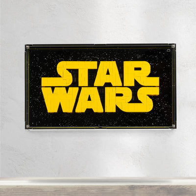 Wall Mounted Display Case for LEGO® Star Wars: Brick-Built Star Wars Logo (75407)