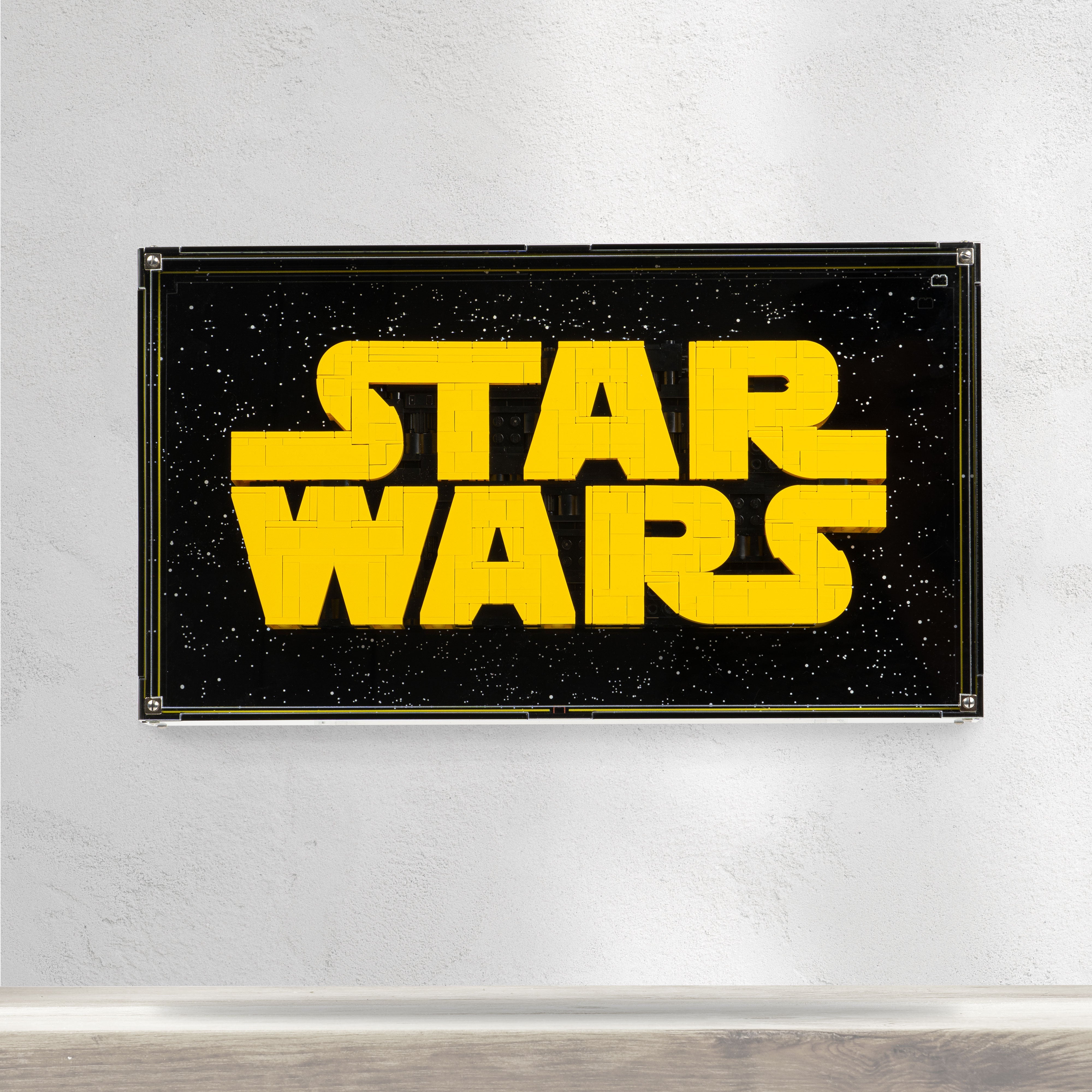 Wall Mounted Display Case for LEGO® Star Wars: Brick-Built Star Wars Logo (75407)