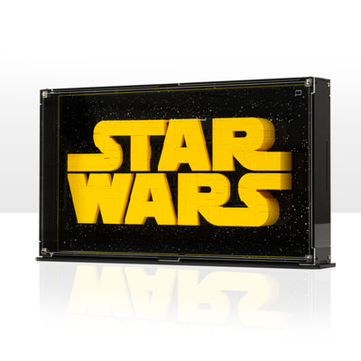 Wall Mounted Display Case for LEGO® Star Wars: Brick-Built Star Wars Logo (75407)