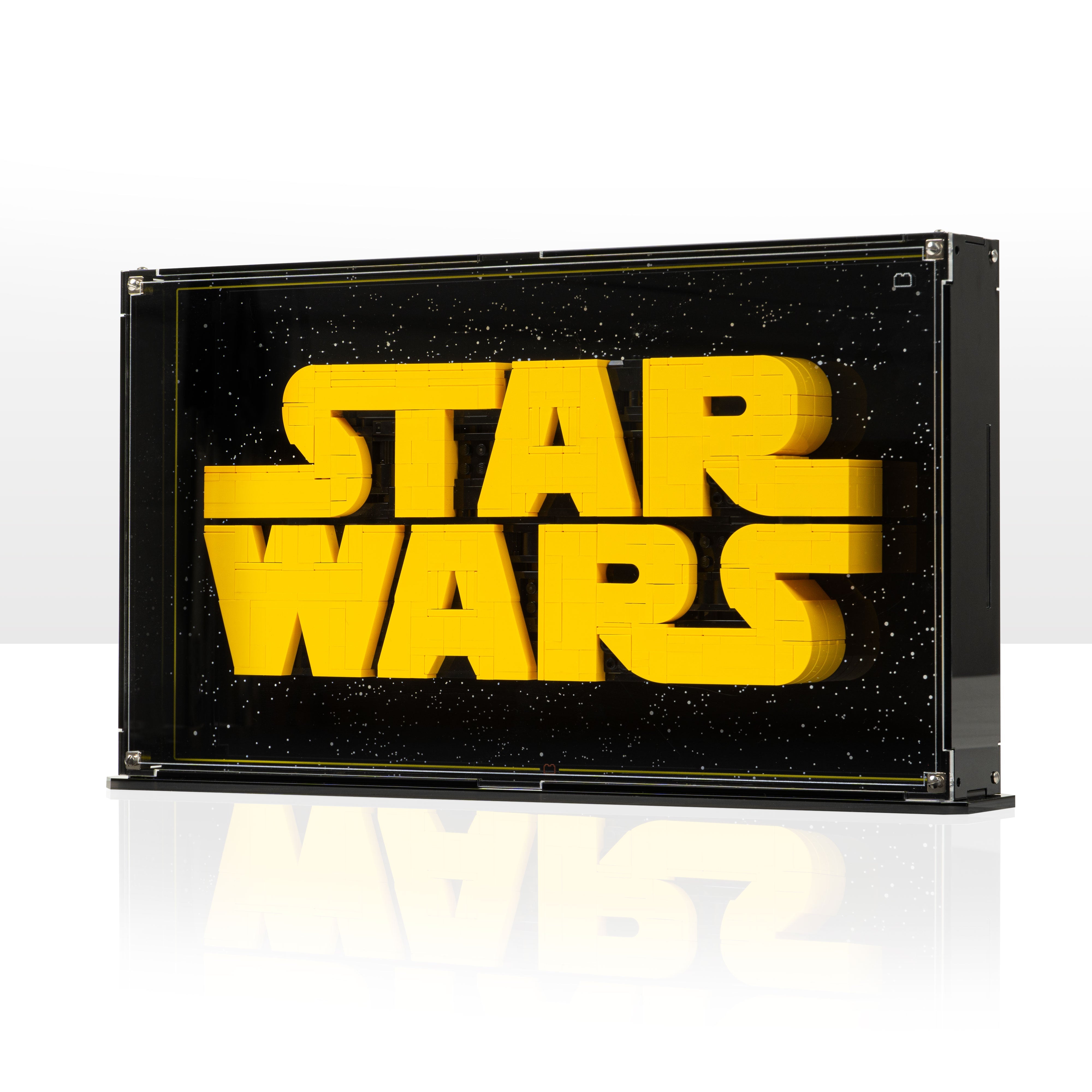Wall Mounted Display Case for LEGO® Star Wars: Brick-Built Star Wars Logo (75407)