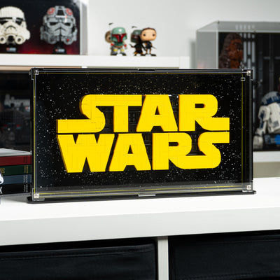 Wall Mounted Display Case for LEGO® Star Wars: Brick-Built Star Wars Logo (75407)