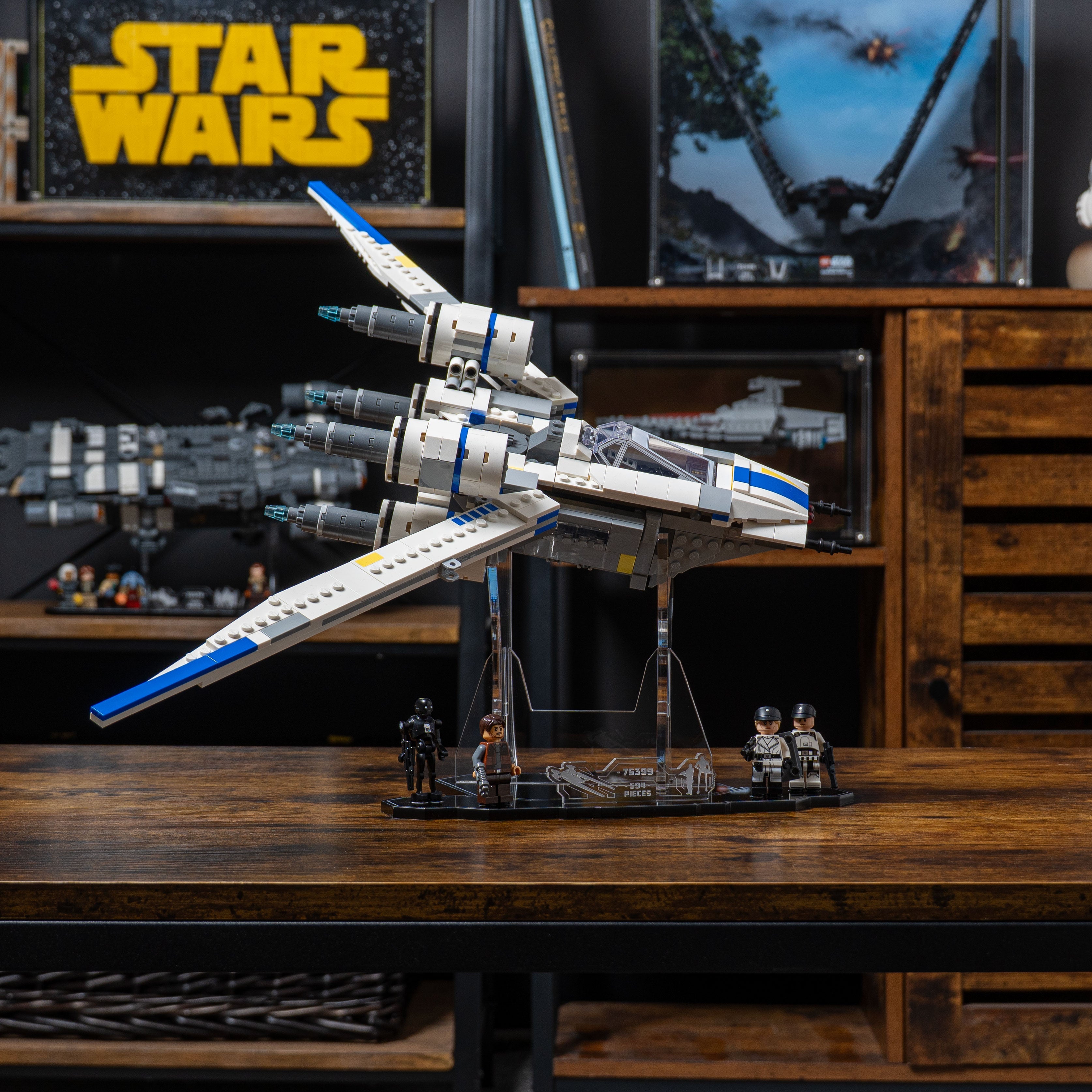 Display Stand for LEGO® Star Wars: Rebel U-Wing Starfighter (75399)
