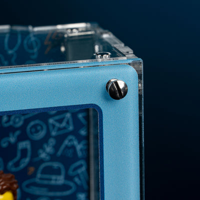 Limited Edition Father's Day Display Case for LEGO® Minifigure with Plaque