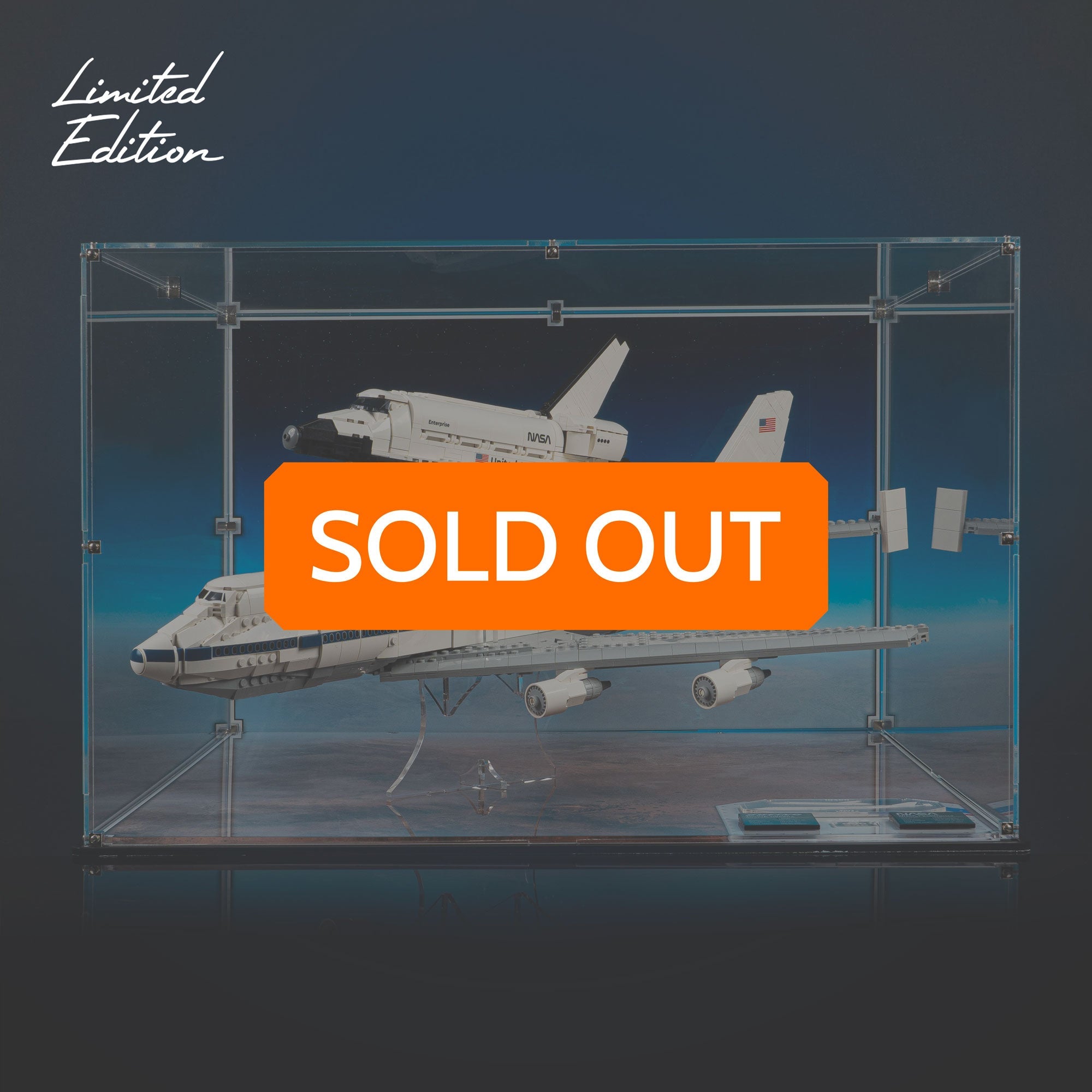 Limited Edition Display Case for LEGO® Icons: Shuttle Carrier Aircraft (10360)