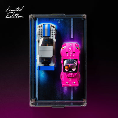 Limited Edition Display Case for LEGO® Speed Champions: 2 Fast 2 Furious Honda S2000 (77241) & Nissan Skyline GT-R (76917)