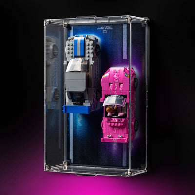 Limited Edition Display Case for LEGO® Speed Champions: 2 Fast 2 Furious Honda S2000 (77241) & Nissan Skyline GT-R (76917)