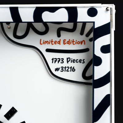 Limited Edition Wall Mounted Display Case for LEGO® Art: Keith Haring – Dancing Figures (31216)