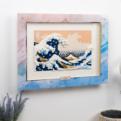 Wall Mounted Display Case for LEGO® Art: Hokusai - The Great Wave (31208)