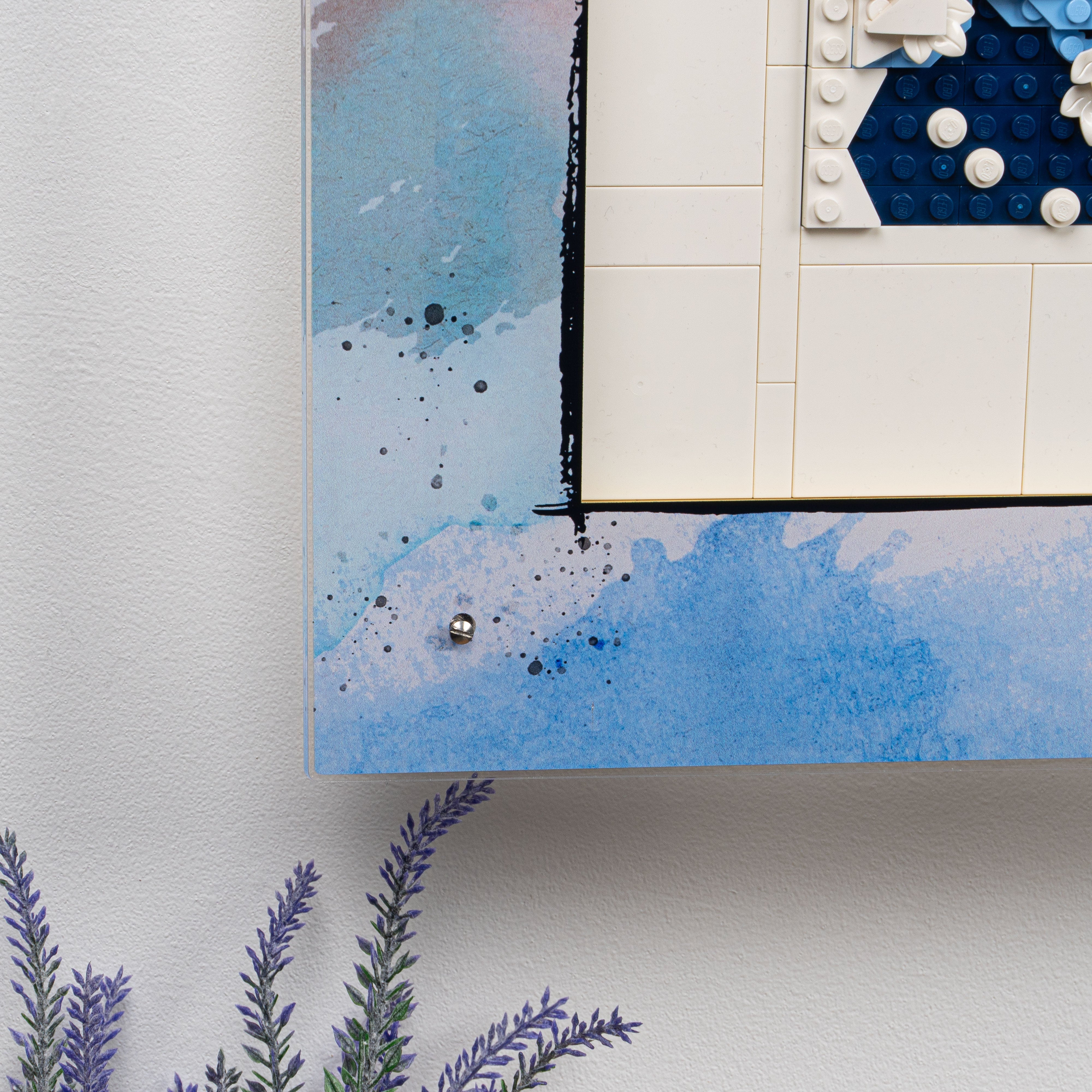 Wall Mounted Display Case for LEGO® Art: Hokusai - The Great Wave (31208)