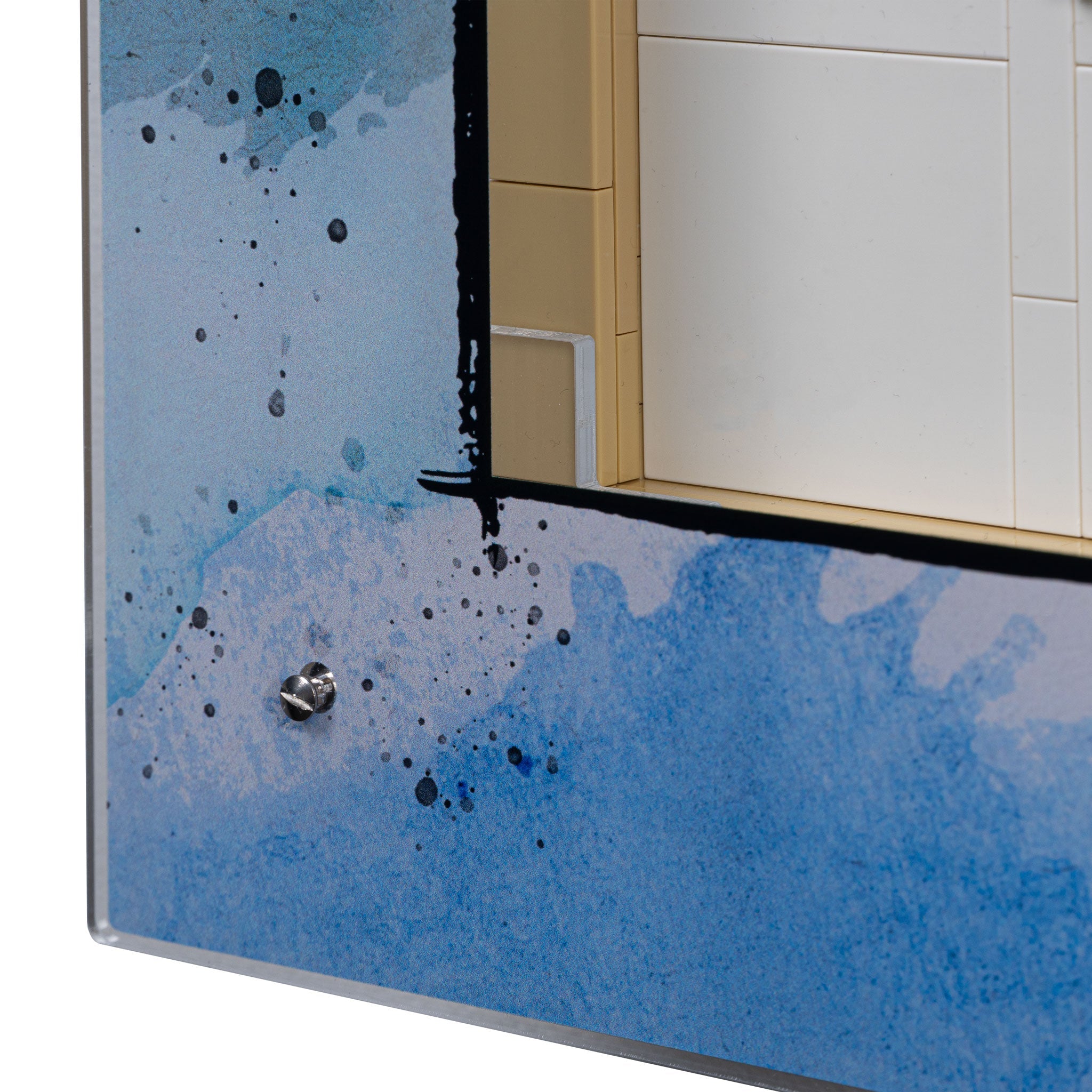 Wall Mounted Display Case for LEGO® Art: Hokusai - The Great Wave (31208)