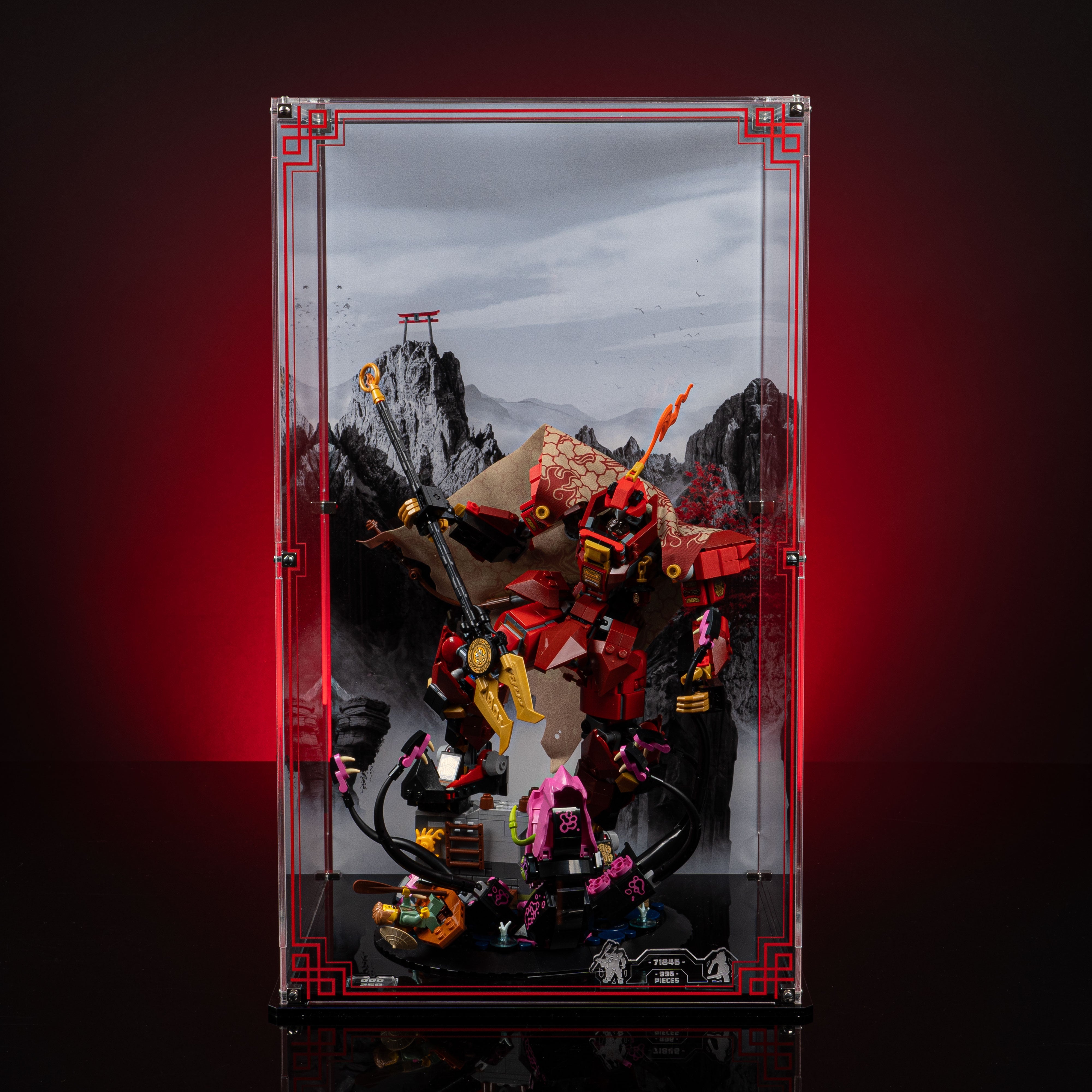 Limited Edition Display Case for LEGO® Ninjago®: The Fire Knight Mech (71846)