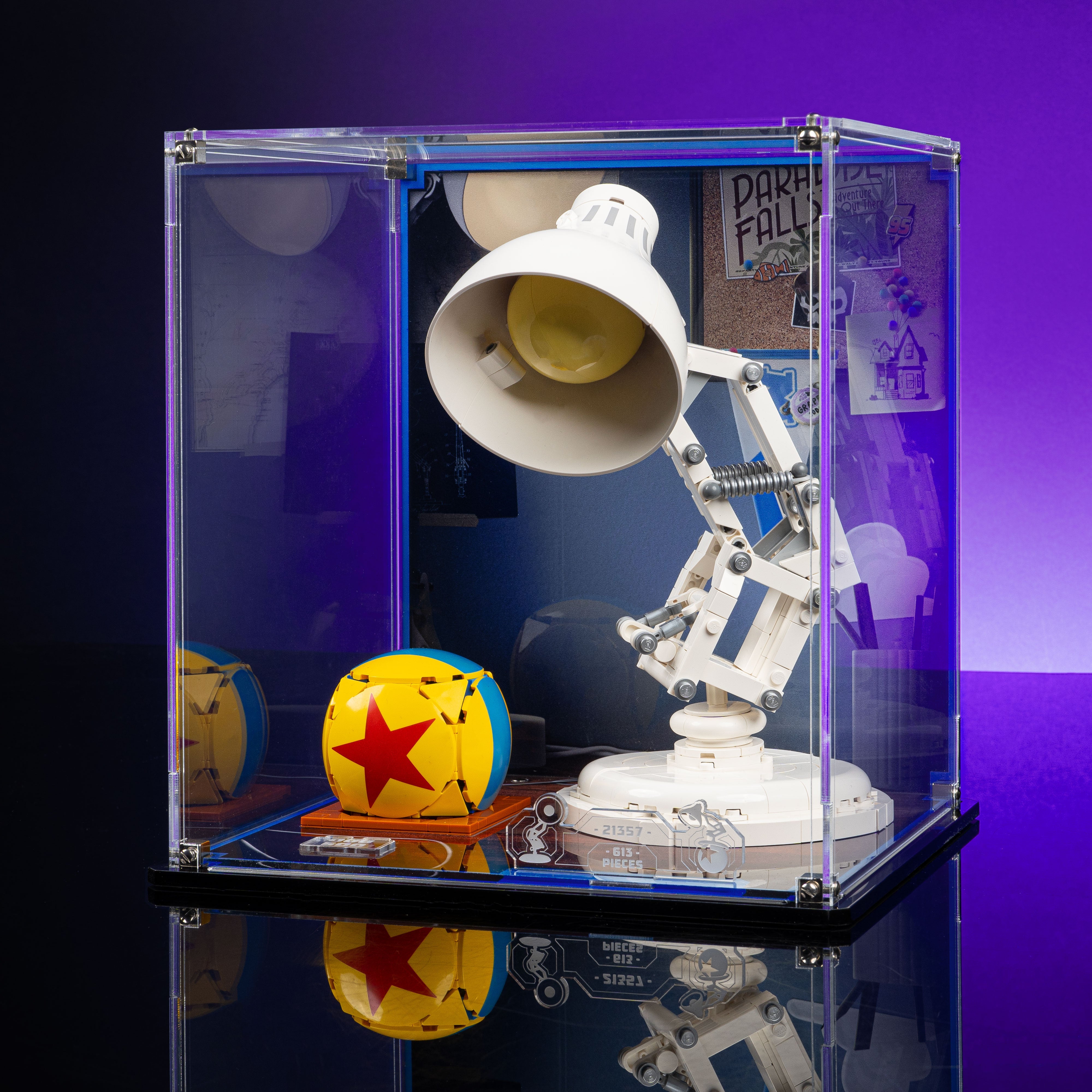 Limited Edition Display Case for LEGO® Ideas: Disney Pixar Luxo Jr. (21357)