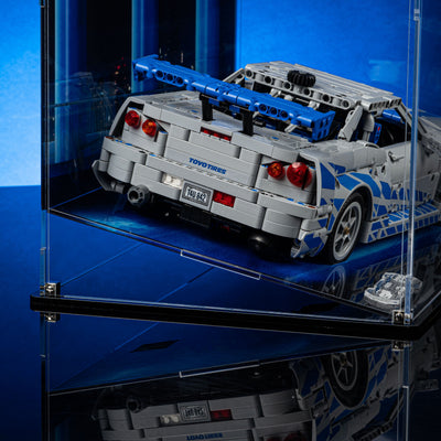 Limited Edition Display Case for LEGO® Technic: 2 Fast 2 Furious Nissan Skyline GT-R (R34) Car (42210)