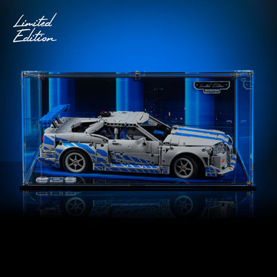 Limited Edition Display Case for LEGO® Technic: 2 Fast 2 Furious Nissan Skyline GT-R (R34) Car (42210)