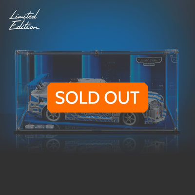 Limited Edition Display Case for LEGO® Technic: 2 Fast 2 Furious Nissan Skyline GT-R (R34) Car (42210)