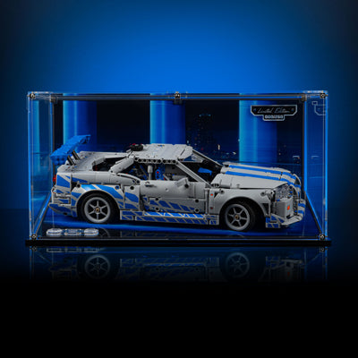 Limited Edition Display Case for LEGO® Technic: 2 Fast 2 Furious Nissan Skyline GT-R (R34) Car (42210)