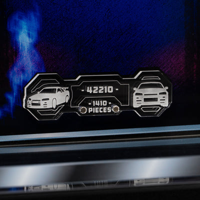 Limited Edition Wall Mounted Display Case for LEGO® Technic: 2 Fast 2 Furious Nissan Skyline GT-R (R34) Car (42210)
