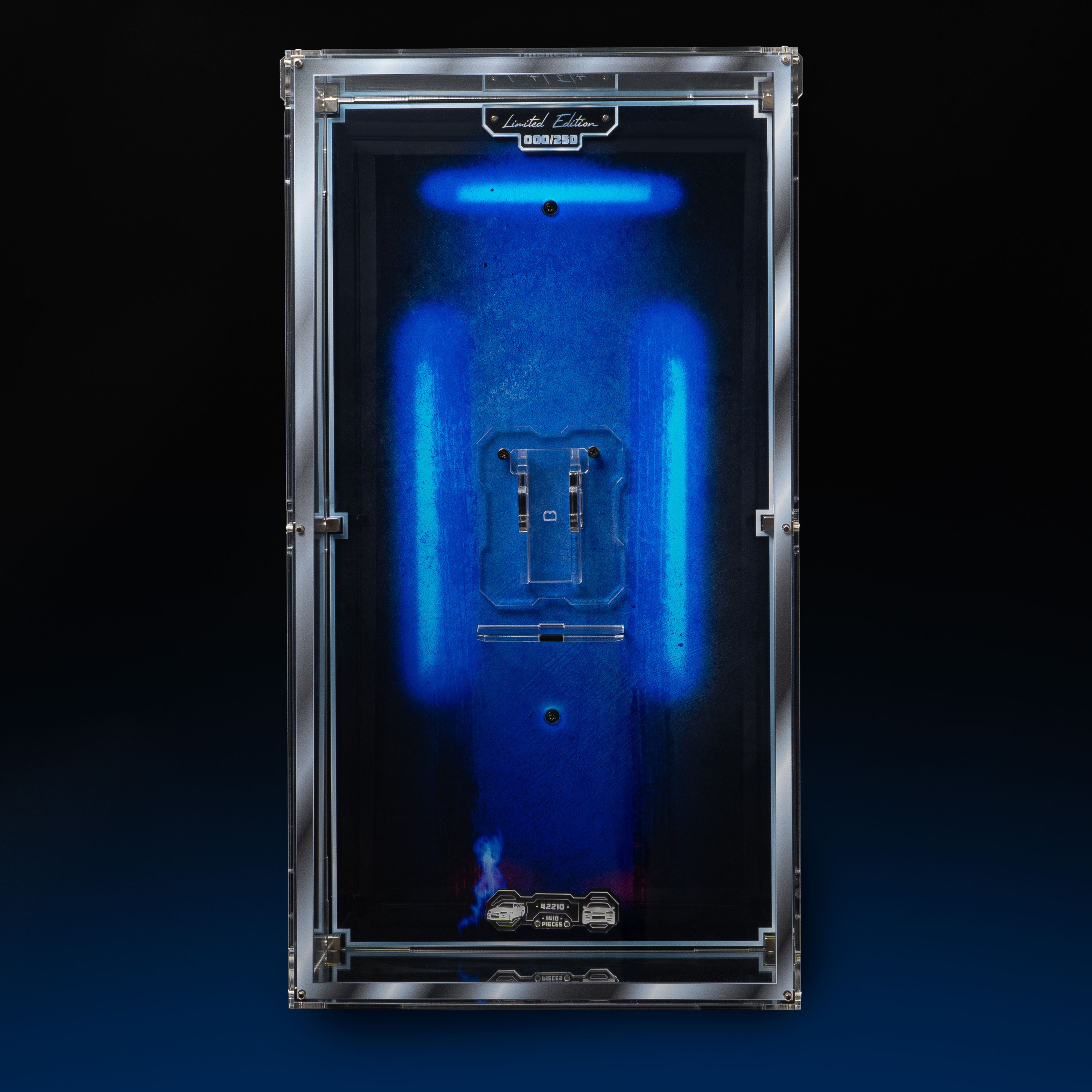Limited Edition Wall Mounted Display Case for LEGO® Technic: 2 Fast 2 Furious Nissan Skyline GT-R (R34) Car (42210)
