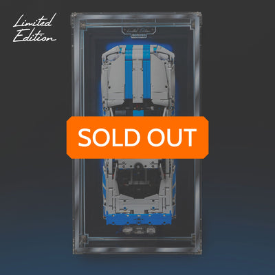 Limited Edition Wall Mounted Display Case for LEGO® Technic: 2 Fast 2 Furious Nissan Skyline GT-R (R34) Car (42210)