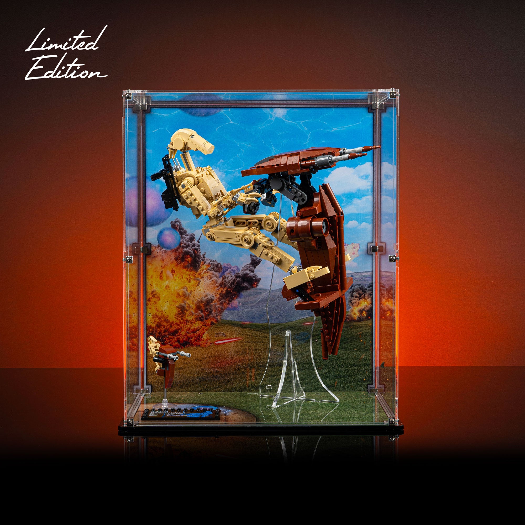 Limited Edition Display Case for LEGO® Star Wars™ Battle Droid with STAP (75428)