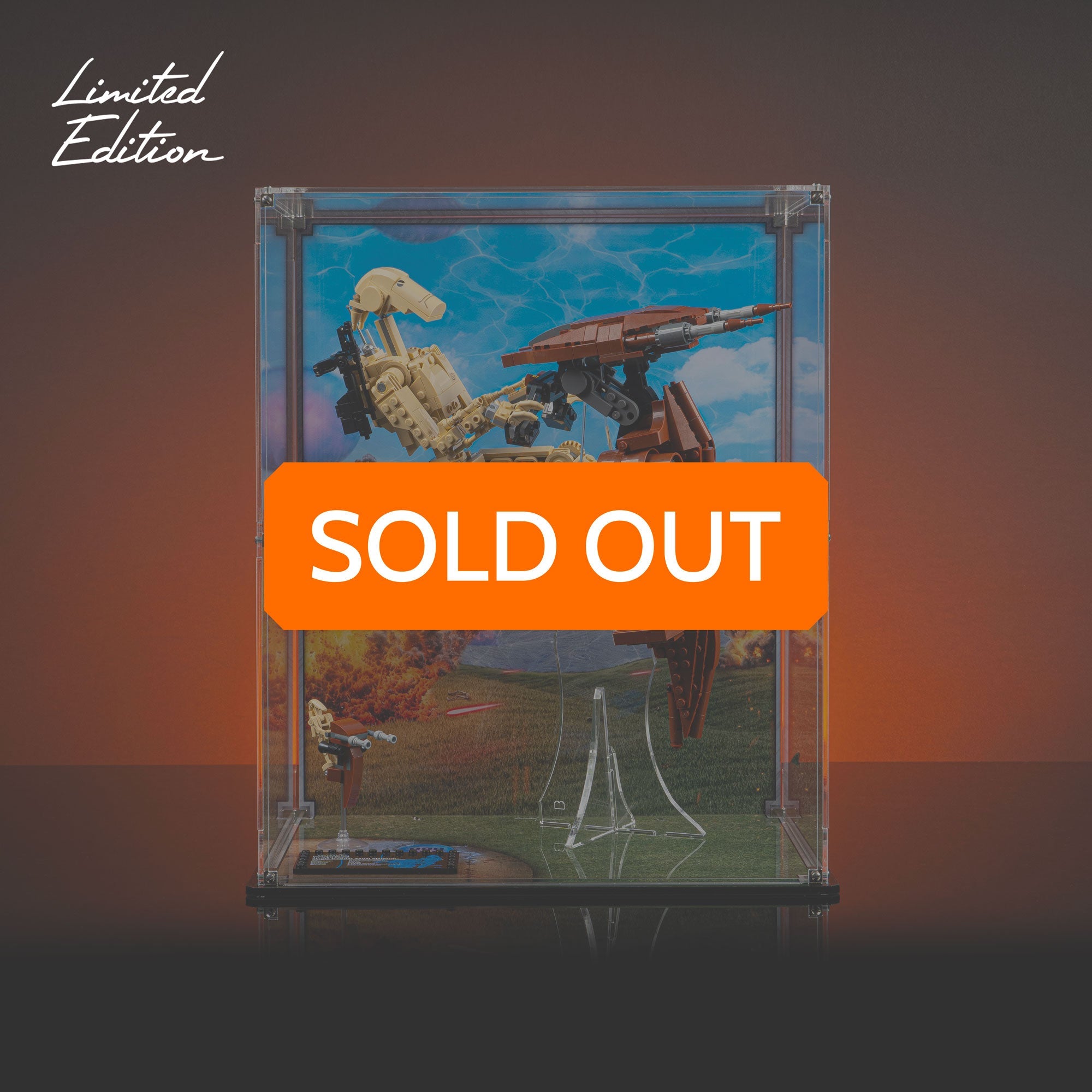 Limited Edition Display Case for LEGO® Star Wars™ Battle Droid with STAP (75428)