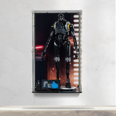 Wall Mounted Display Case for LEGO® Star Wars: K-2SO (75434)