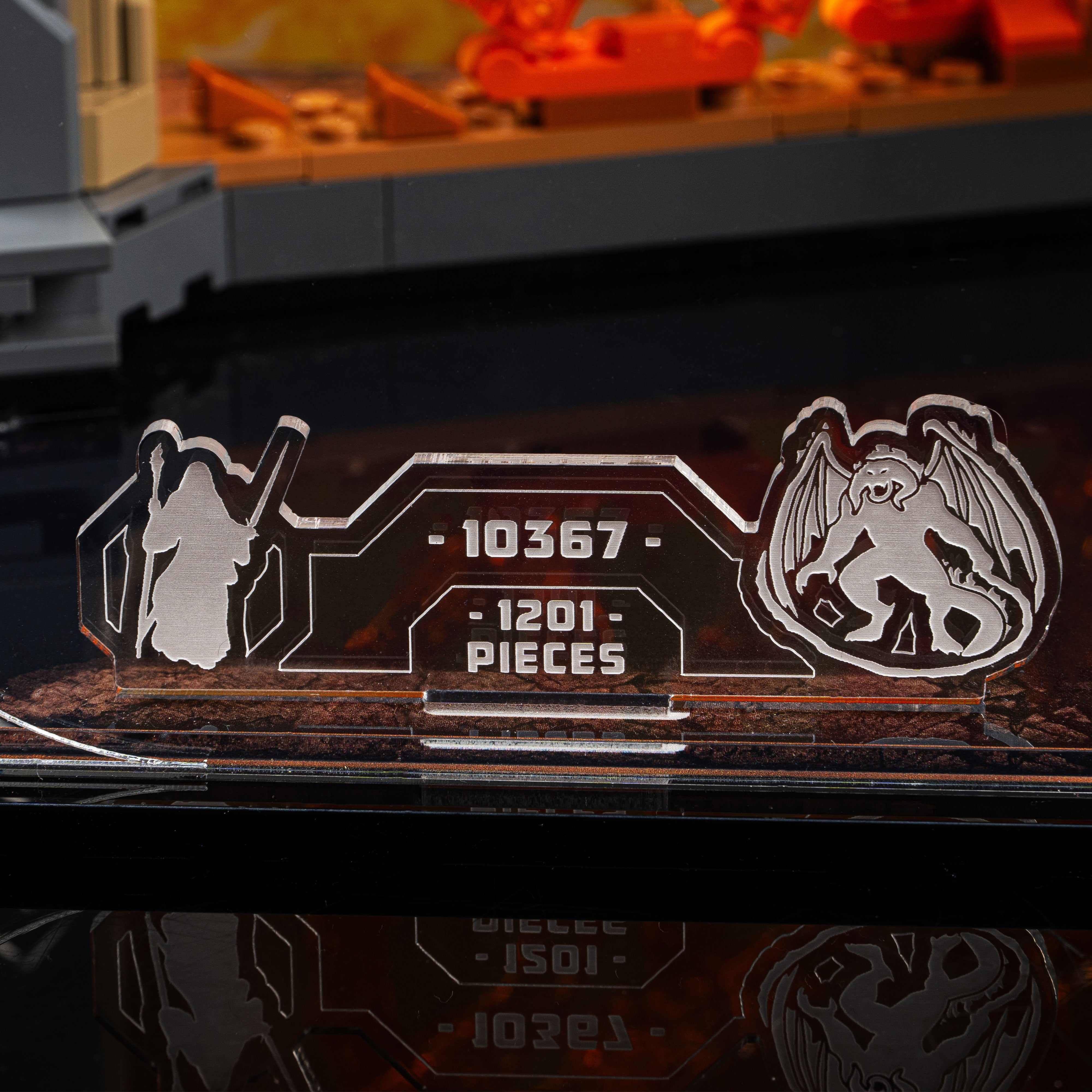 Limited Edition Display Case for LEGO® Icons: Lord of the Rings: Balrog™ Book Nook (10367)