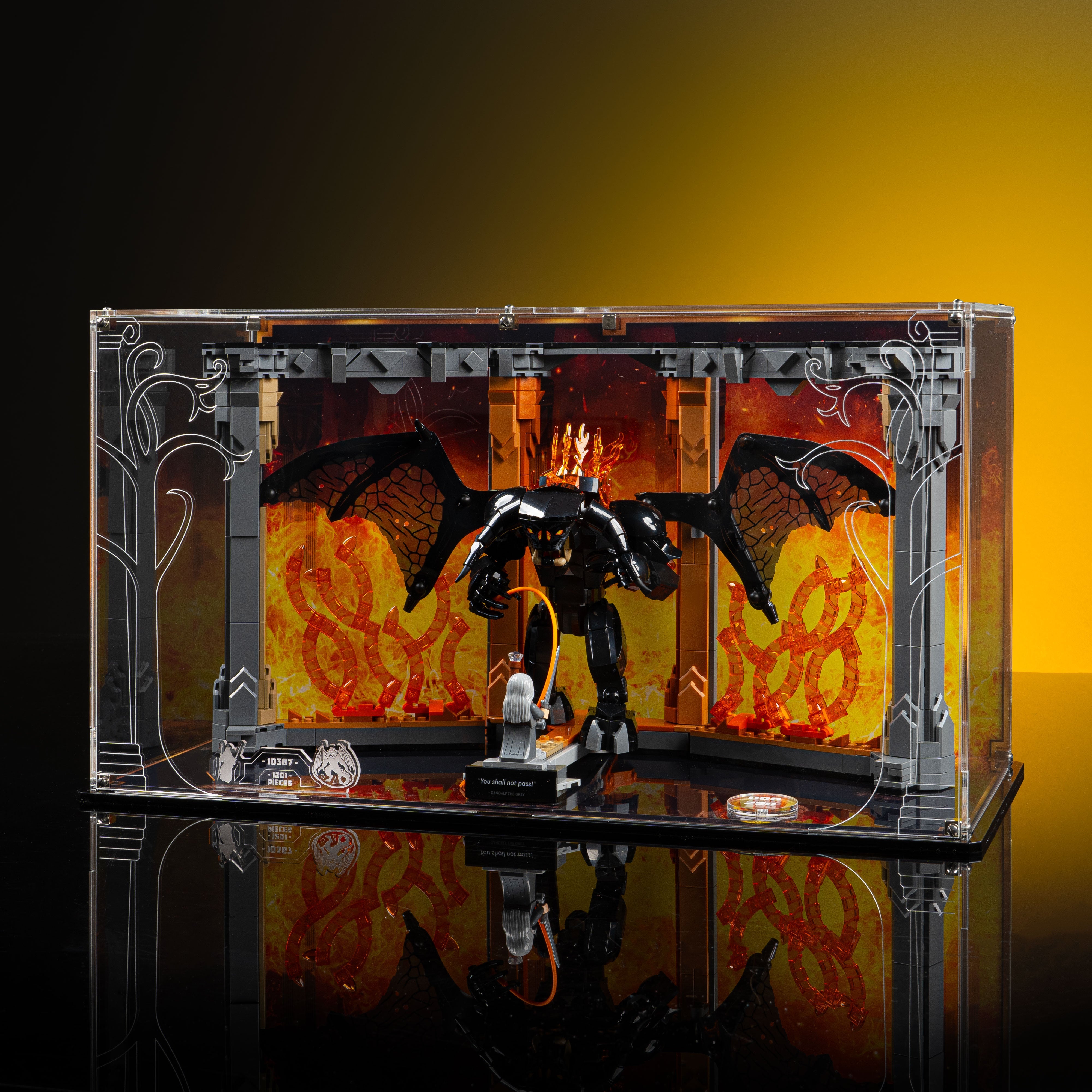 Limited Edition Display Case for LEGO® Icons: Lord of the Rings: Balrog™ Book Nook (10367)