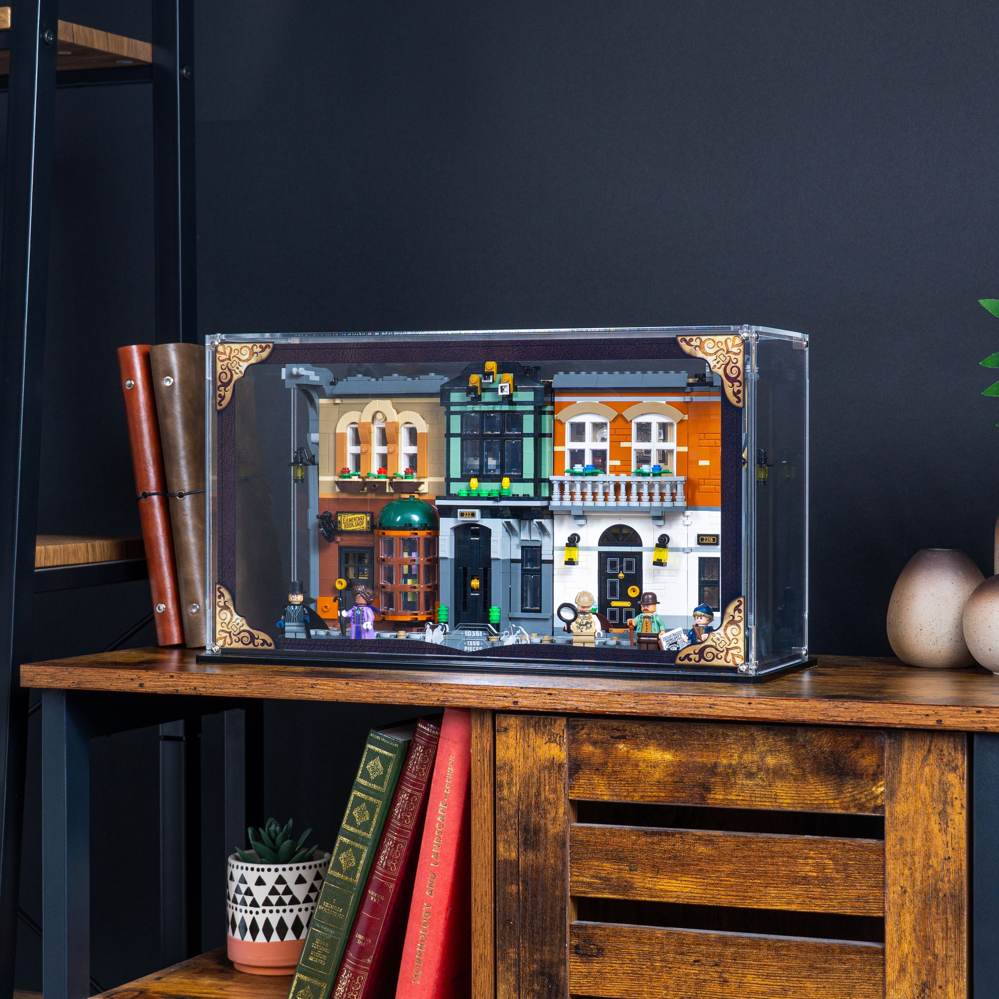 Display Case for LEGO® Icons: Sherlock Holmes Book Nook (10351)