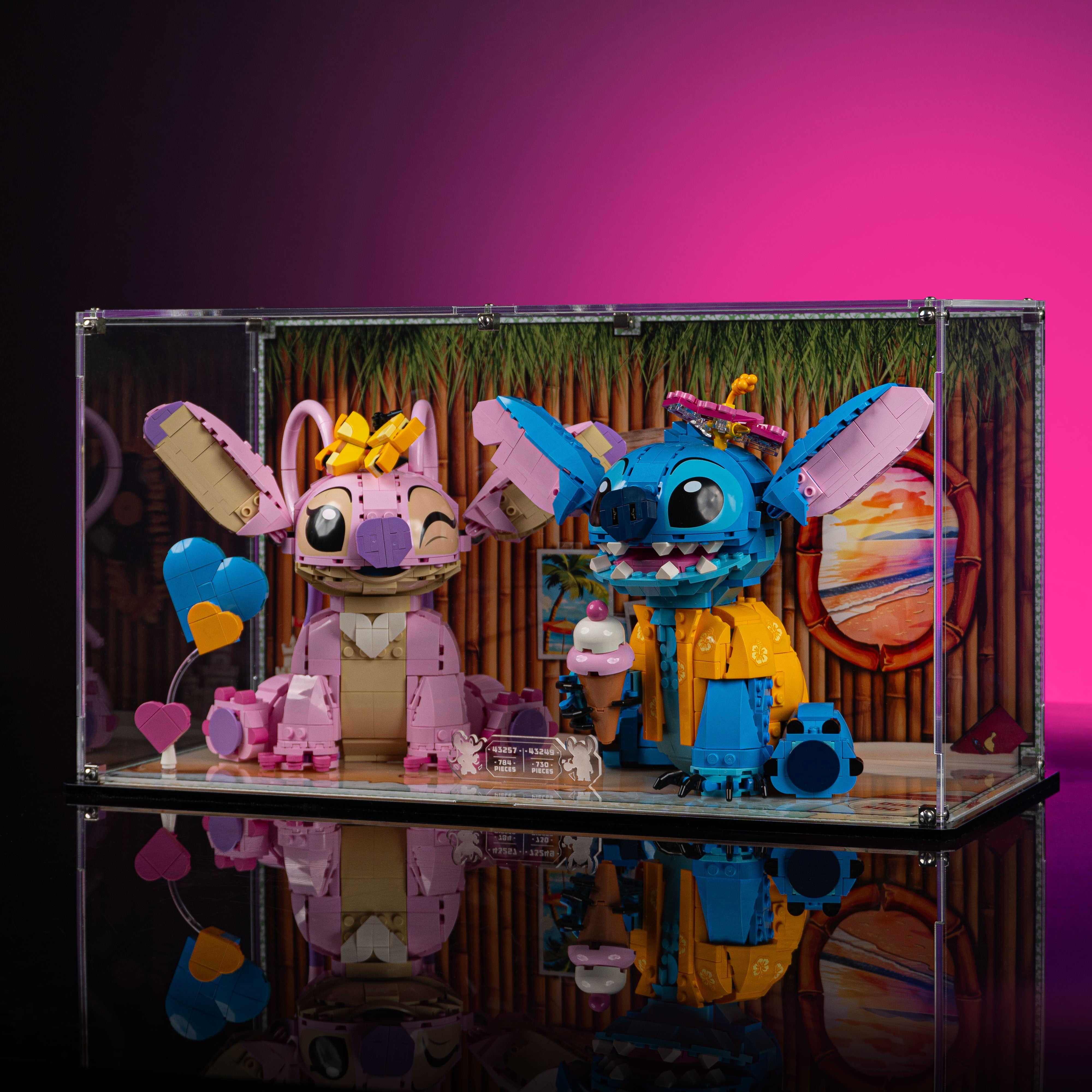 Limited Edition Display Case for LEGO® Disney Stitch (43249) & Angel (43257)
