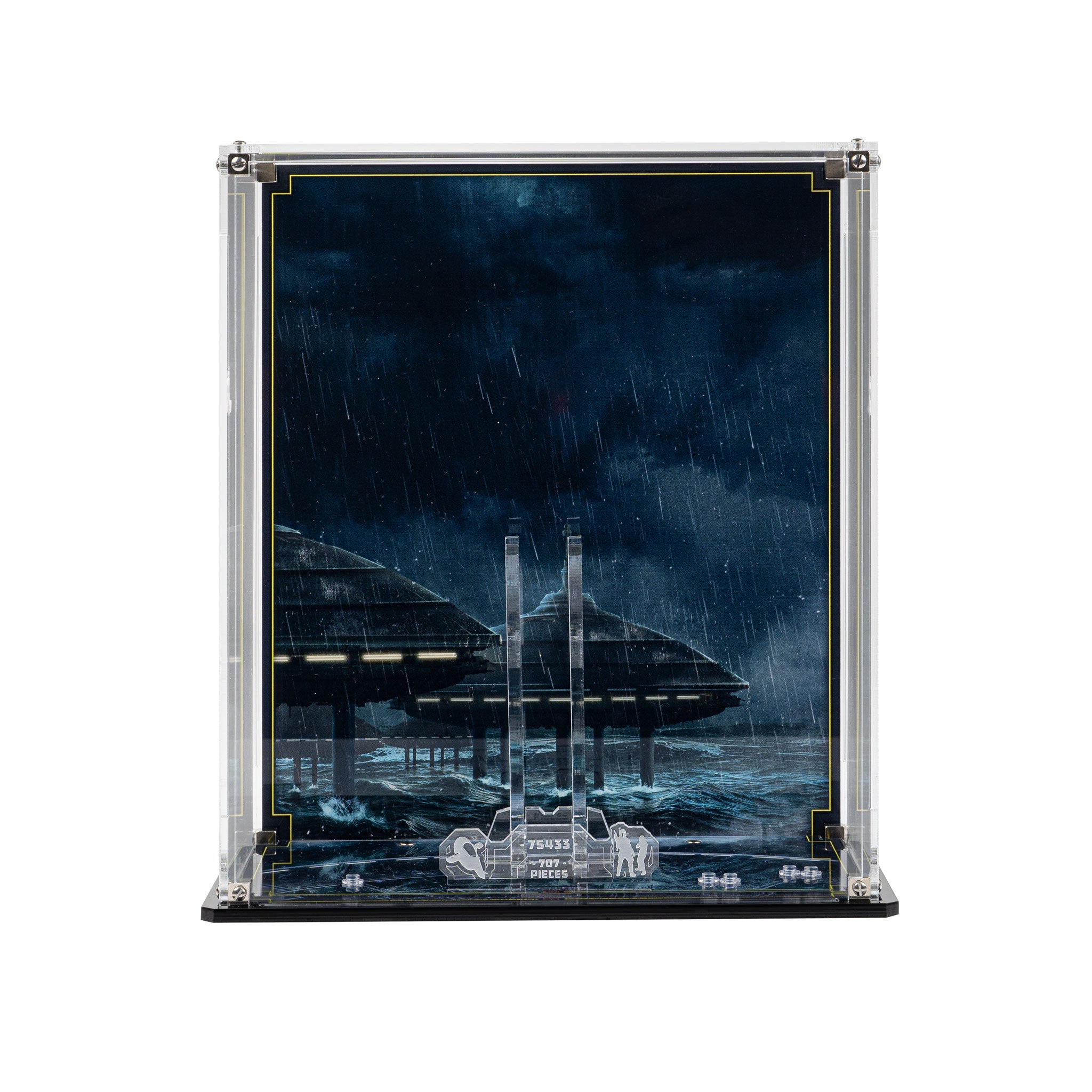 Display Case for LEGO® Star Wars: Jango Fett's Starship (75433)