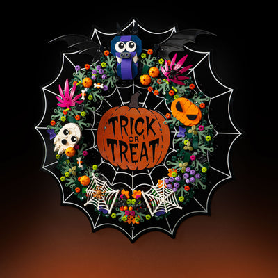 Limited Edition Wall Mounted Display Stand for LEGO® Halloween Wreath (40825)