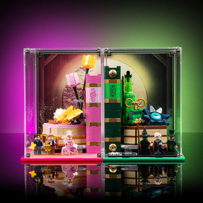 Limited Edition Display Case for LEGO® Wicked: Glinda and Elphaba Bookends (75691)