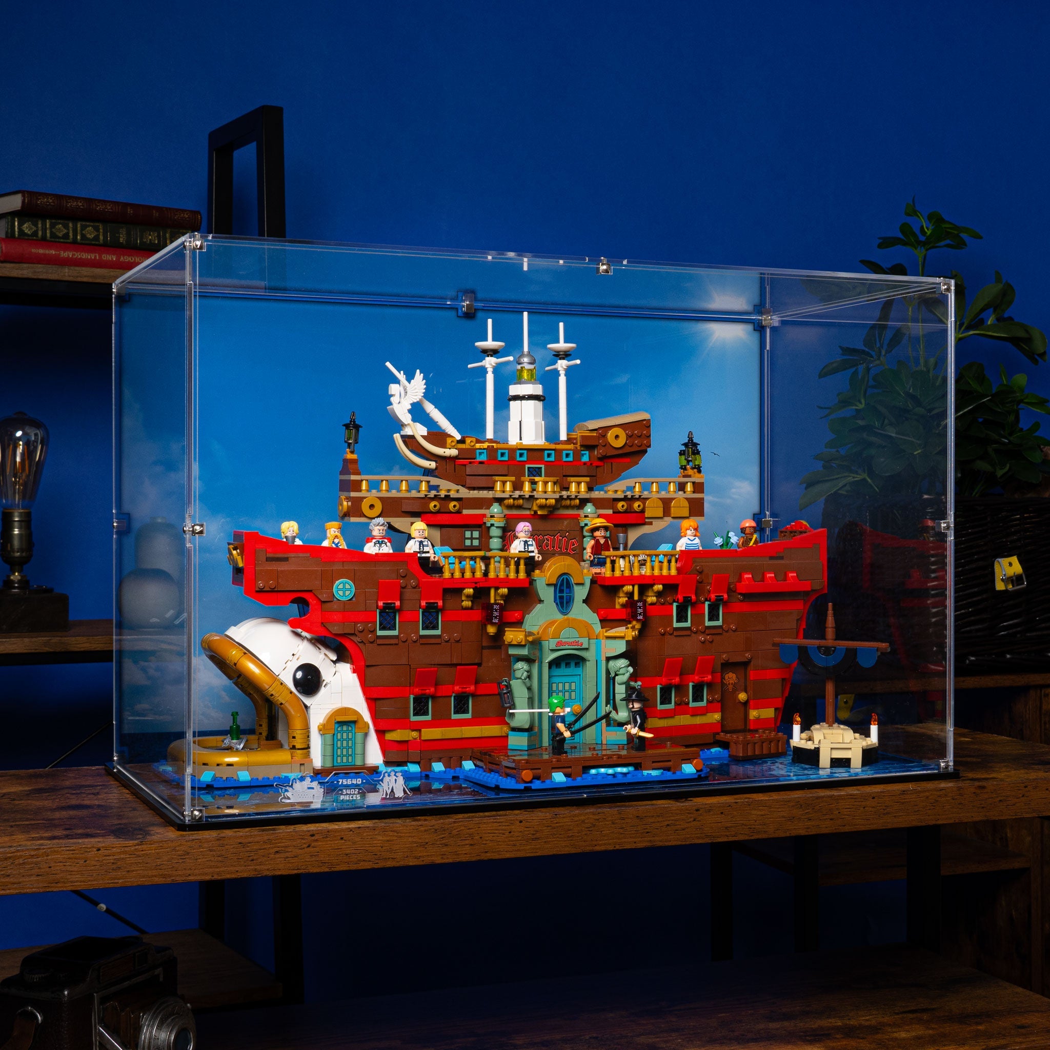 Display Case for LEGO® One Piece: The Baratie Floating Restaurant (75640)