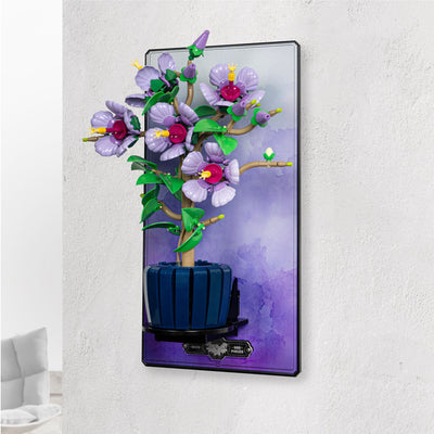 Wall Mounted Display Stand for LEGO® Botanicals Hibiscus (10372)