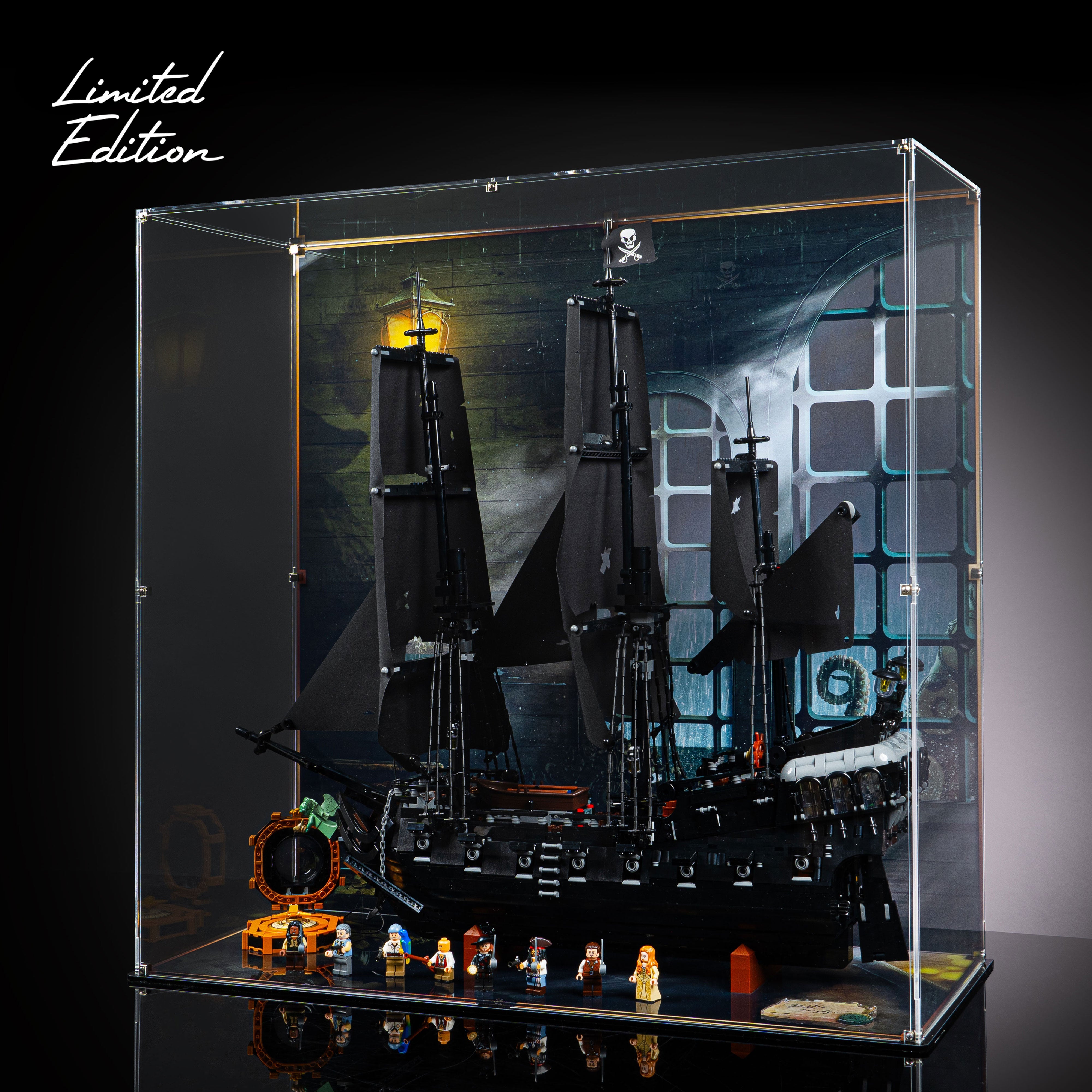 Limited Edition Display Case for LEGO® Icons: Captain Jack Sparrow's Pirate Ship (10365)
