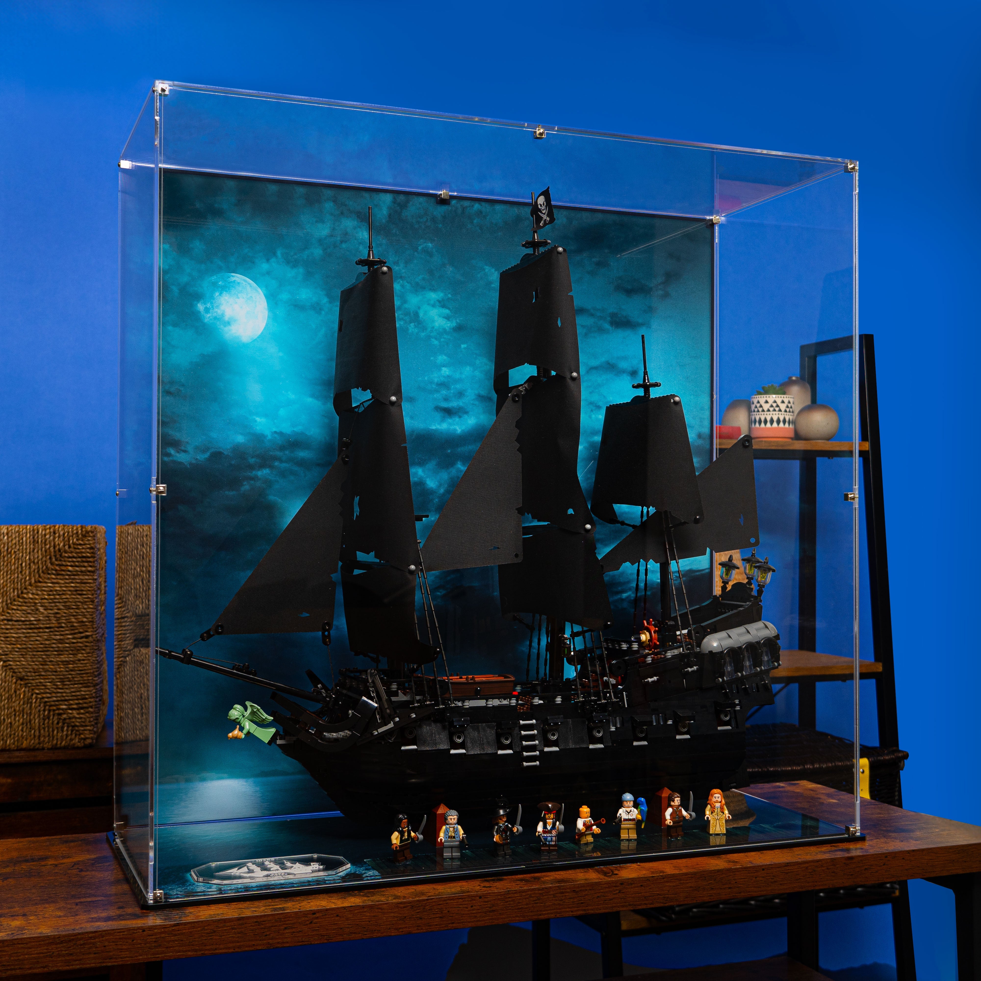 Display Case for LEGO® Icons: Captain Jack Sparrow's Pirate Ship (10365)