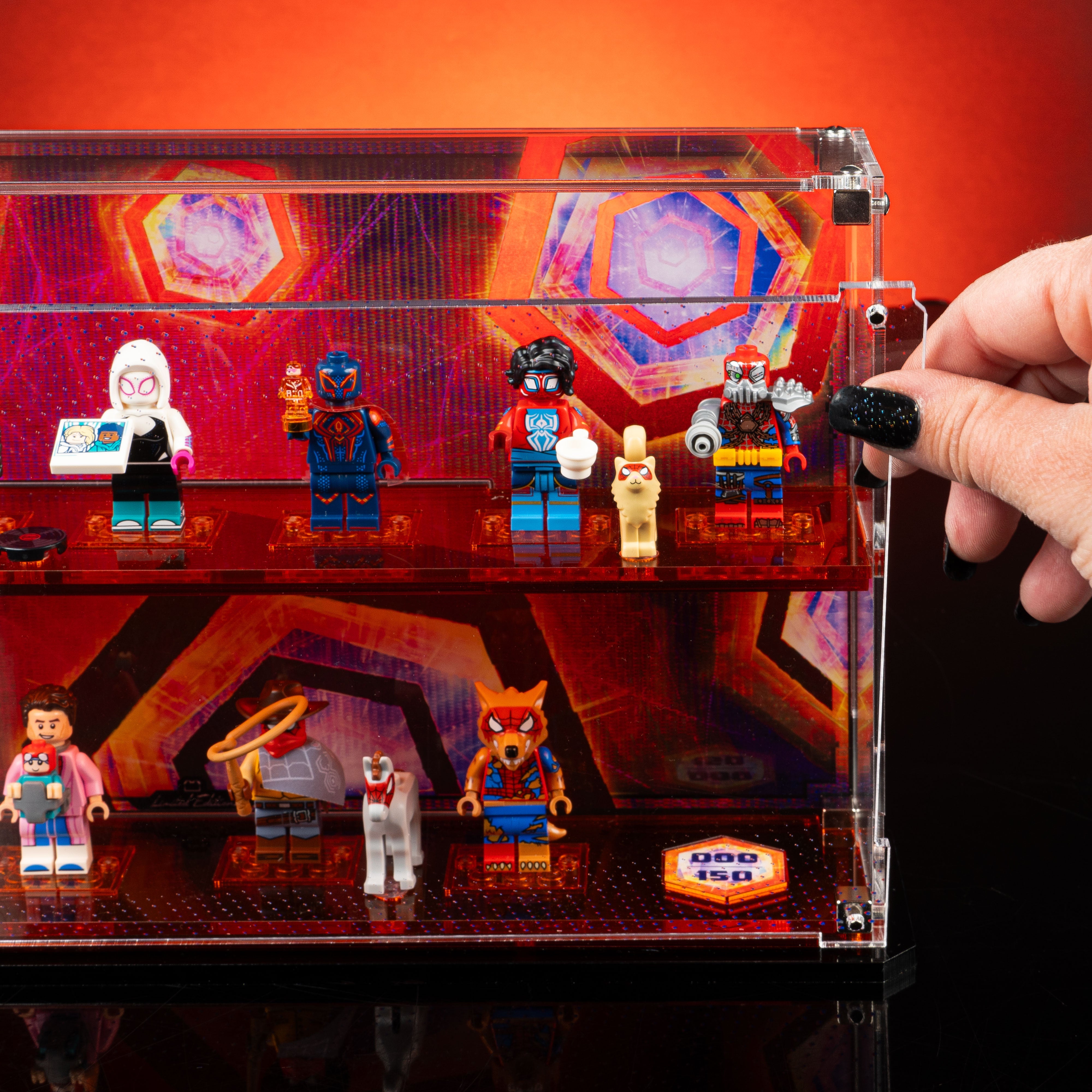 Limited Edition Display Case for LEGO® Spider-Man: Across the Spider-Verse Minifigures (71050)