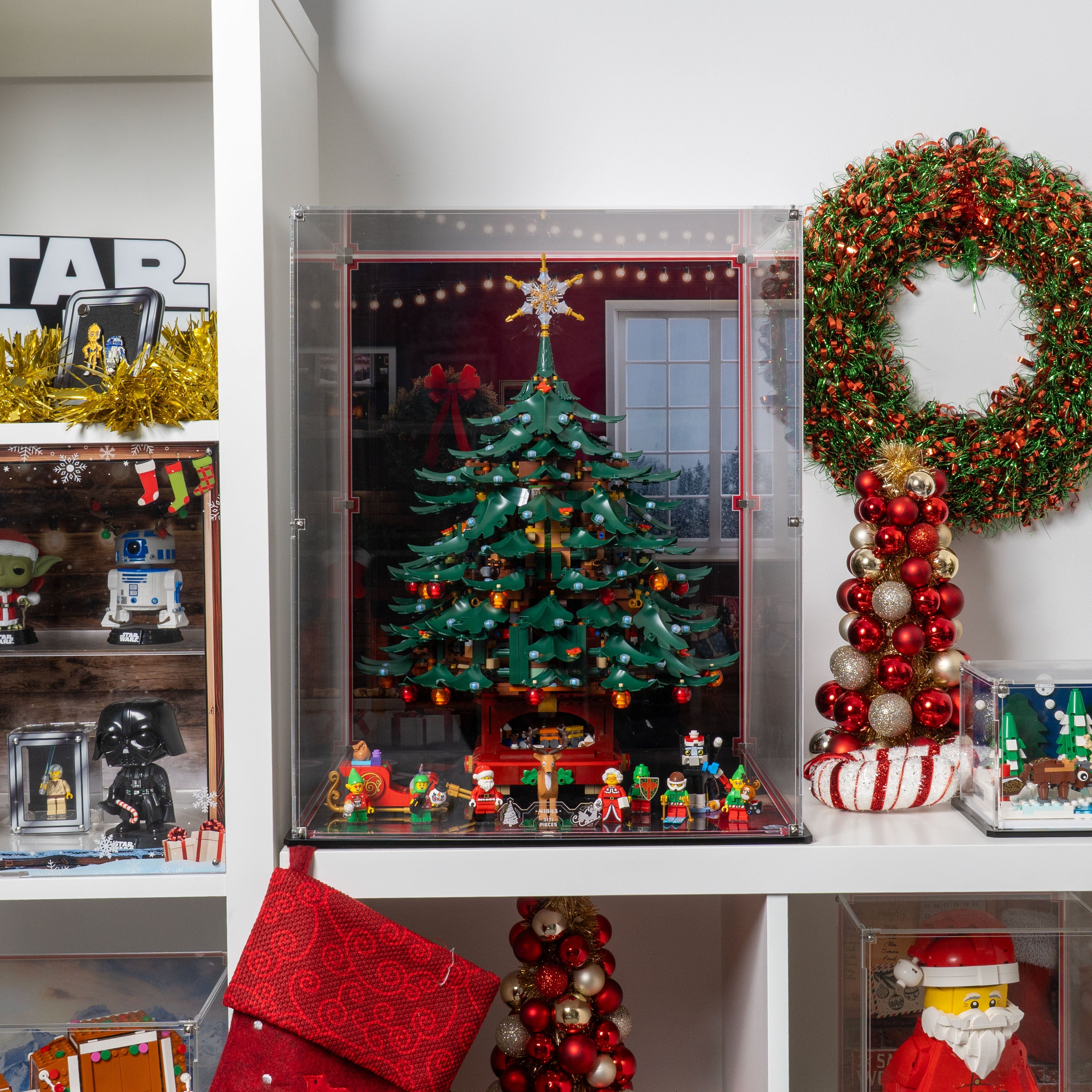 Display Case for LEGO® Family Christmas Tree (41843)