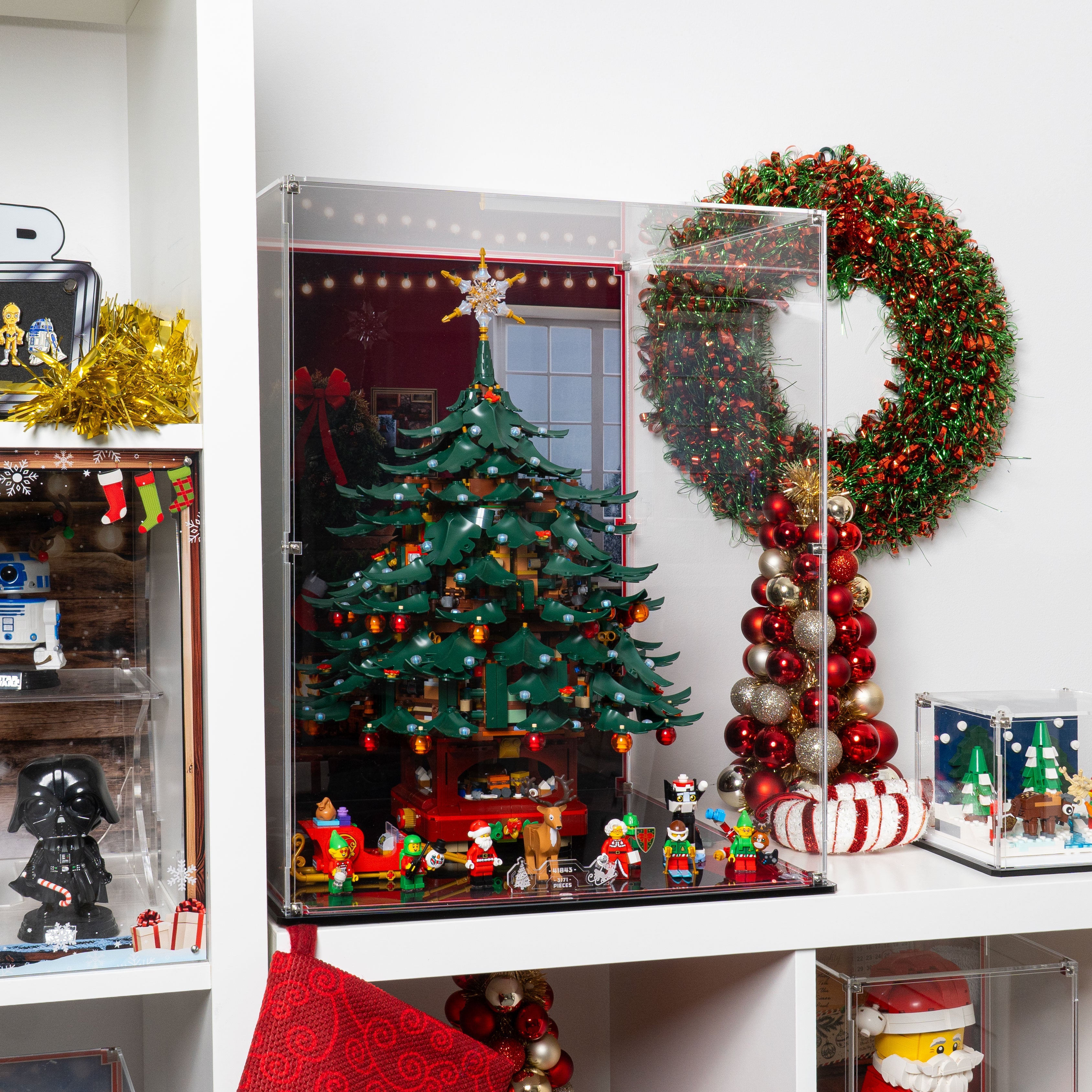 Display Case for LEGO® Family Christmas Tree (41843)