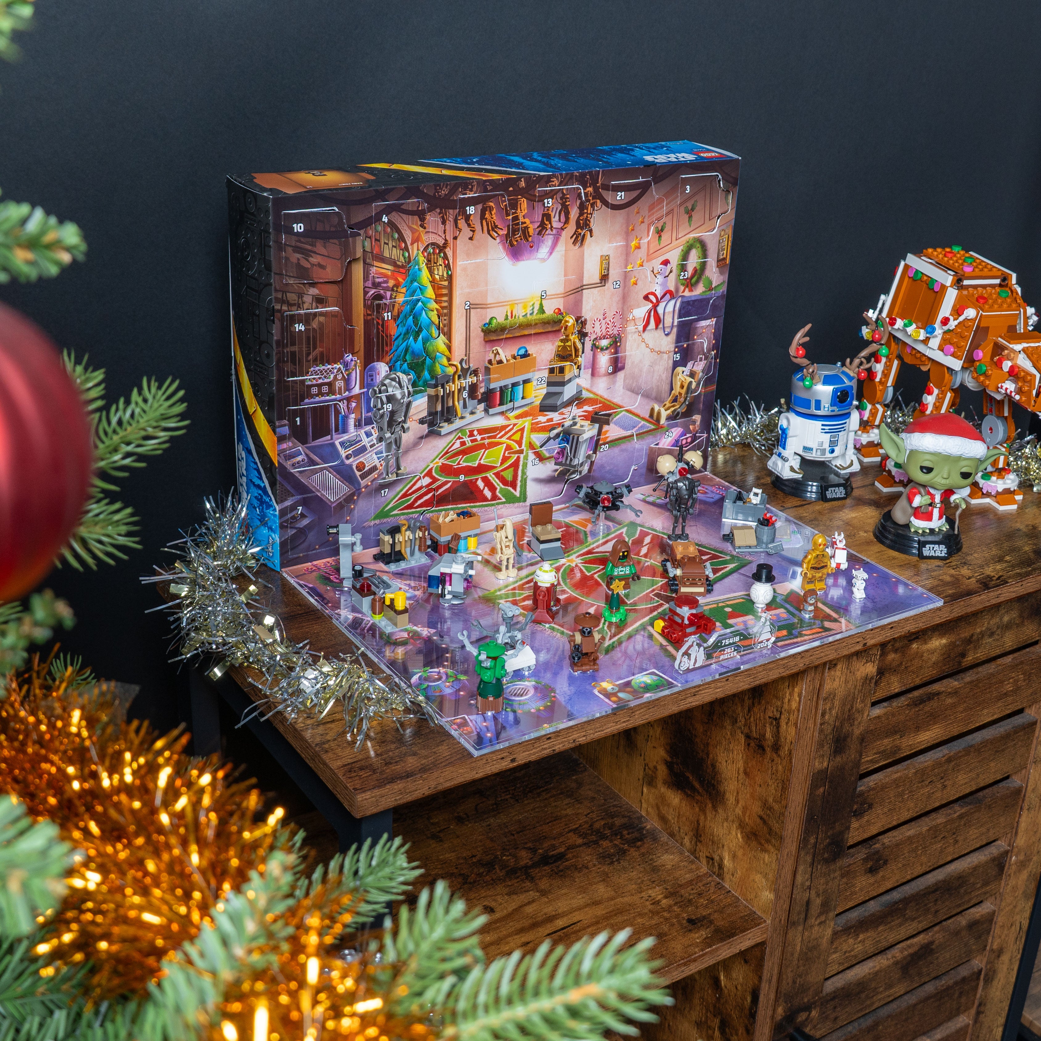Display Base for LEGO® Star Wars™ Advent Calendar 2025 (75418)