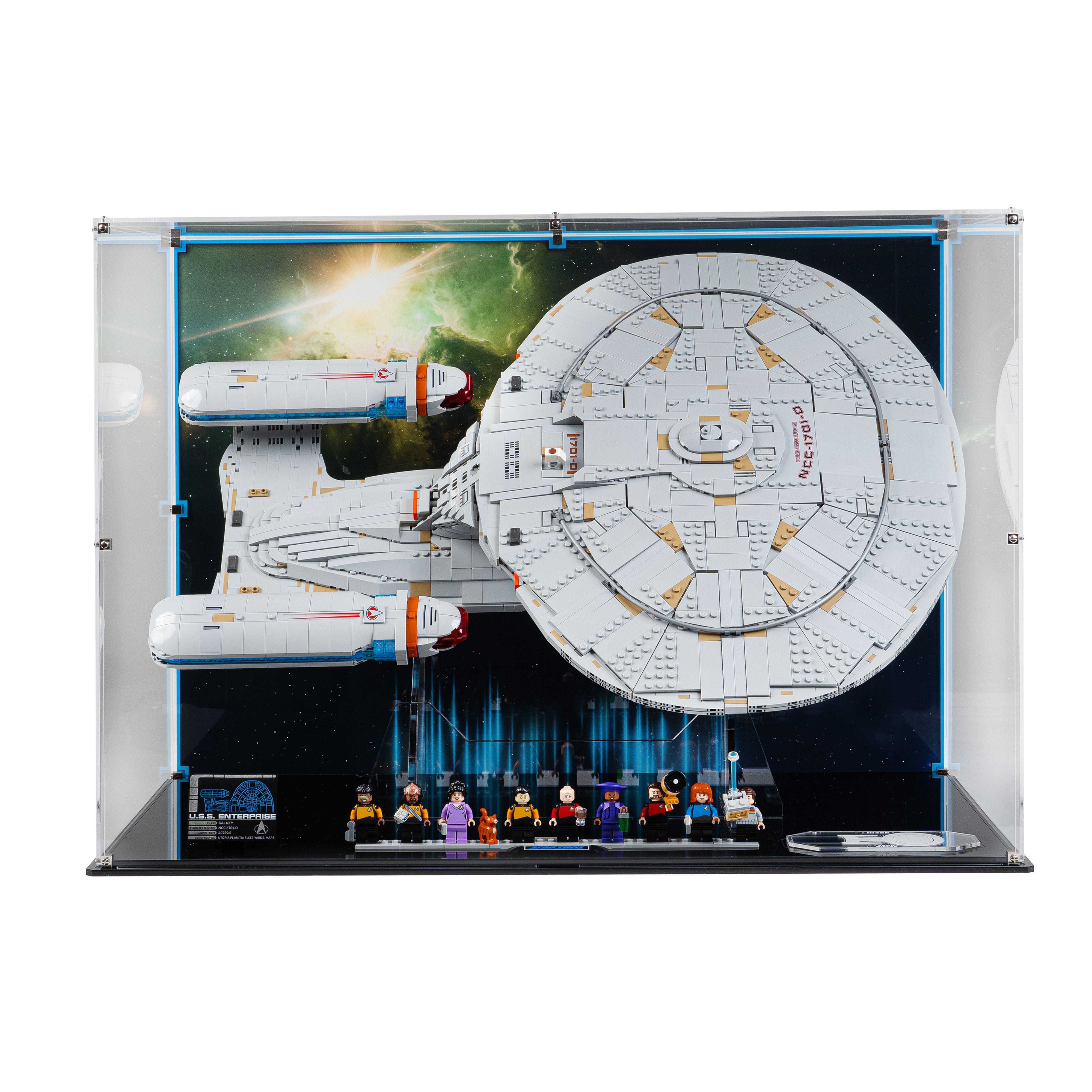 Display Case for LEGO® Star Trek: U.S.S. Enterprise NCC-1701-D™ (10356)