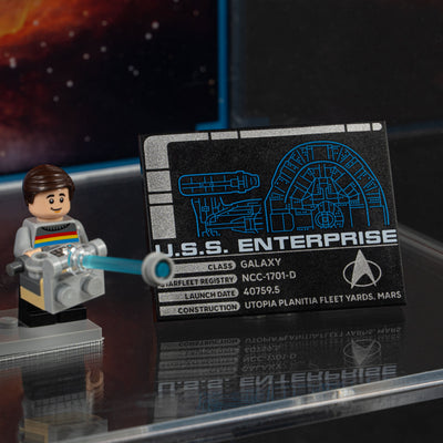 Limited Edition Wall Mounted Display Case for LEGO® Star Trek: U.S.S. Enterprise NCC-1701-D™ (10356)