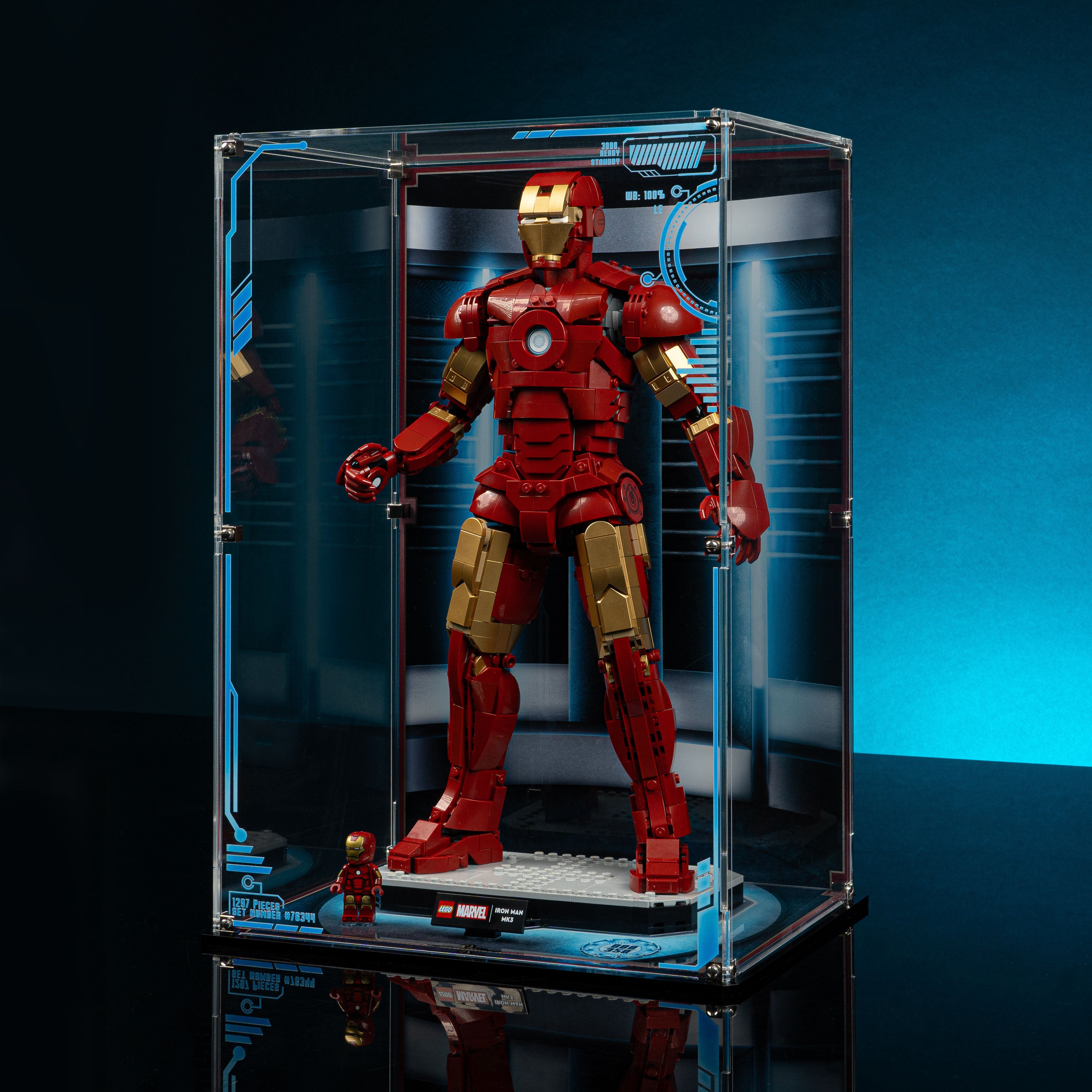 Limited Edition Display Case for LEGO® Marvel: Iron Man Mark 3 Collectors' Edition (76344)