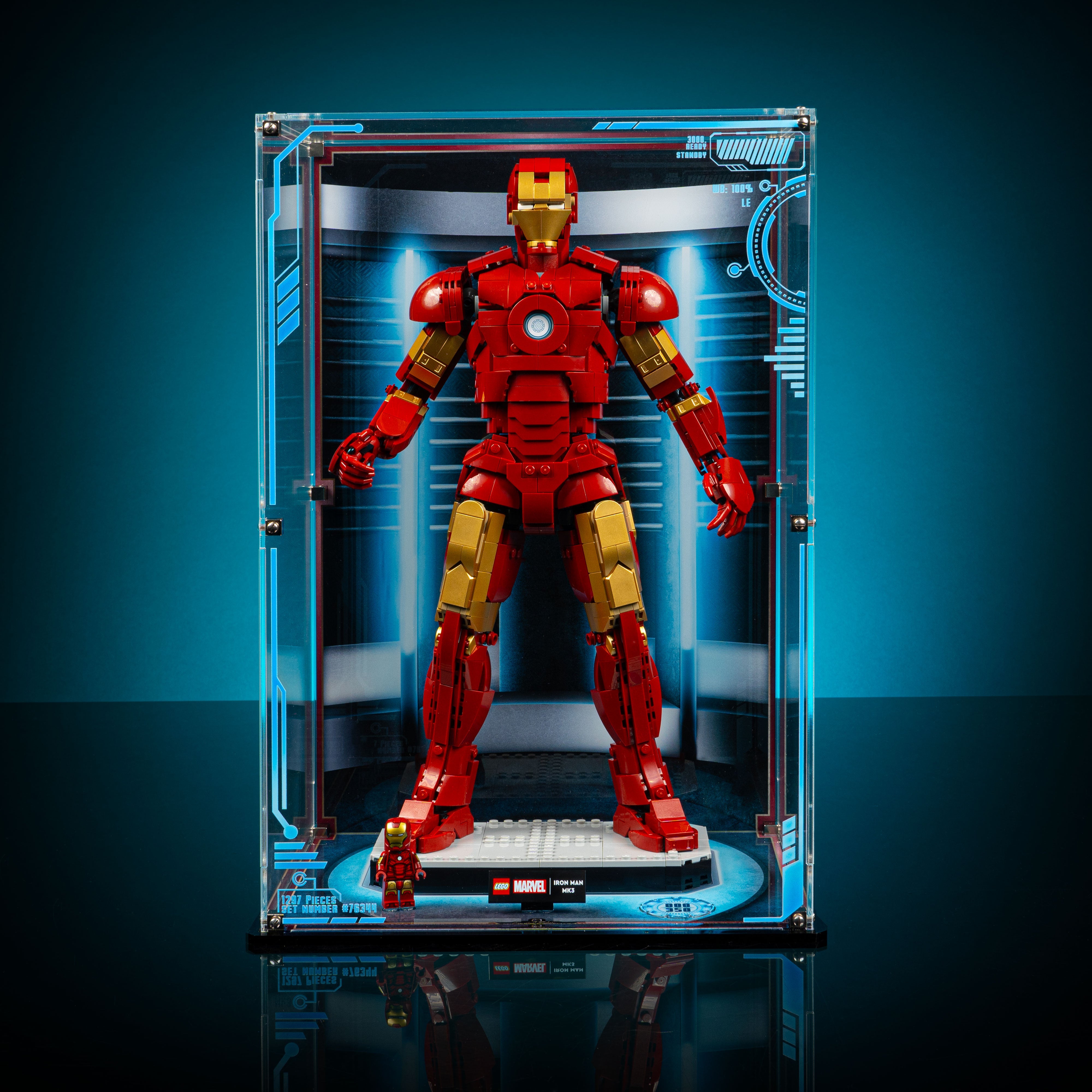 Limited Edition Display Case for LEGO® Marvel: Iron Man Mark 3 Collectors' Edition (76344)