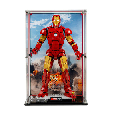 Display Case for LEGO® Marvel: Iron Man Mark 3 Collectors' Edition (76344)