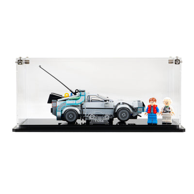 Display Case for LEGO® Speed Champions: Time Machine from Back to the Future (77256)